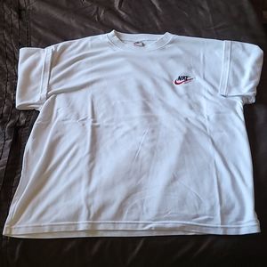 Vintage Nike Embroidered Tshirt Large logo
